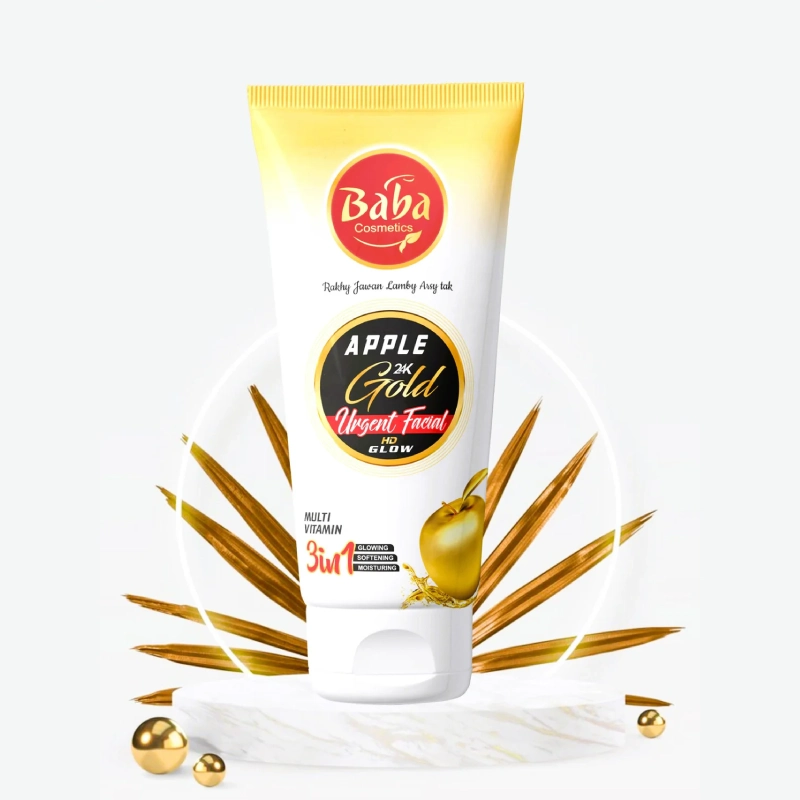 24k gold facial tube 75ml